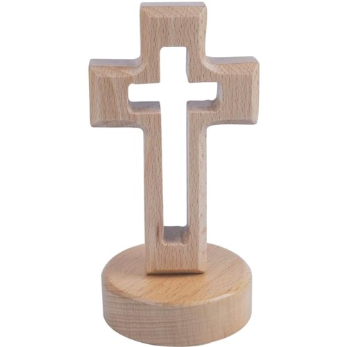 Holzkreuz mit sockel - holzkreuz,