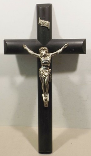 Großes schwarzes holzkreuz - großes,