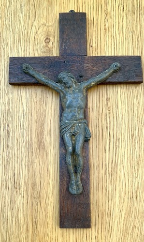 Antikes kruzifix wandkreuz - wandkreuz, –