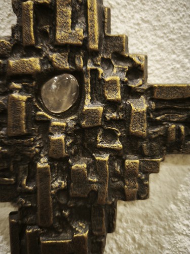 Massives wandkreuz antik - massives,