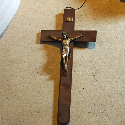 Holz kruzifix wandkreuz mit - holz,
