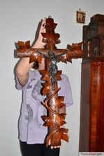 ANTIKES SCHWARZWALD KRUZIFIX