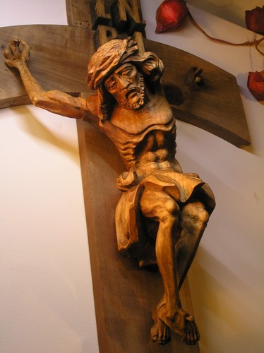 Altes kreuz kruzifix bildhauer - altes,
